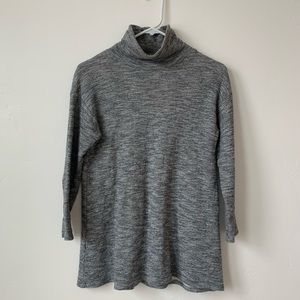 SOLD ZARA Grey Turtle Neck Sweater with 3/4 Sleeve